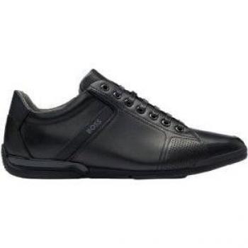 BOSS Low Logo Sneaker schwarz