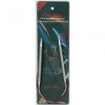 ChiaoGoo Red Circular Knitting Needles 24-inch Size 4/3.5mm