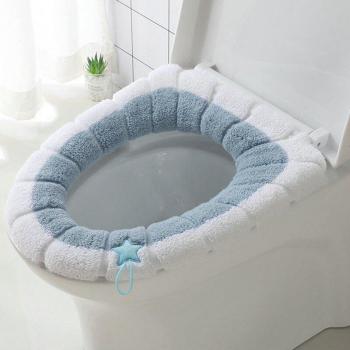 Thick Plush Toilet Seat Mat