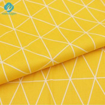 Flower Geometry Stripe Cotton Fabric 50cm x 160cm for DIY Quilts and Pillows