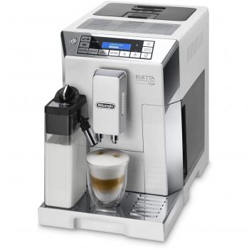 De'Longhi Bean to Cup Coffee Machine Eletta Cappuccino Top in WHITE