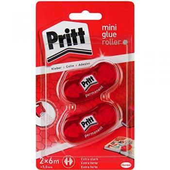Henkel 9H ZMGP2 Kleberoller 6 m – Permanent, 2er Pack, Bunte Auswahl
