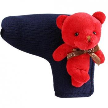Housse de protection en tissu ours pour putter