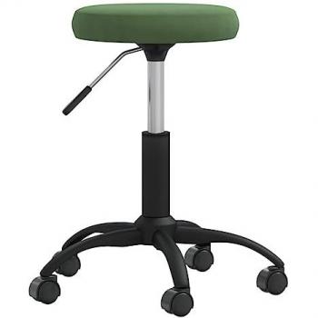 Sedia da Pranzo Elegante in Velluto Verde Scuro