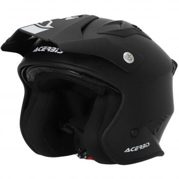 Casco jet Acerbis Aria Grigio-Rosso