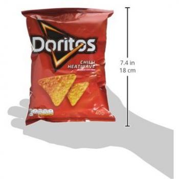 Doritos Chilli Heatwave Tortilla Chips, Perfect for Snacking 40g