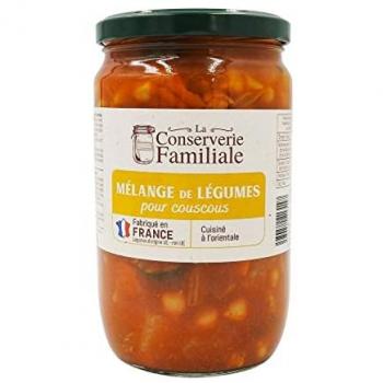 Bocal 660g de légumes pour couscous