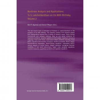 Nonlinear Analysis and Applications: To V. Lakshmikantham on his 80th Birthday