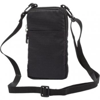 Mobile Phone Belt Clip Pouch for Devices Under 6.0 Inches with 3 Pockets and 2 Zippers