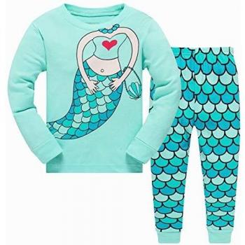 Long Sleeve Mermaid Pajama Set
