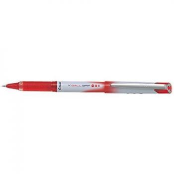 Pilot-Bolígrafo Roller Pilot V-BALL Grip 0,5 mm Rojo Bola 12 Unidades