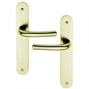 Poignée de porte en aluminium PIANOSA entraxe 195 mm