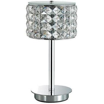 Netlighting Roma 1 Light Table Lamp Chrome G9