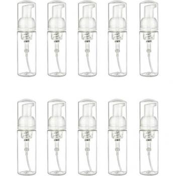 10 Pcs Mini Foaming Soap Pump Bottle 50Ml