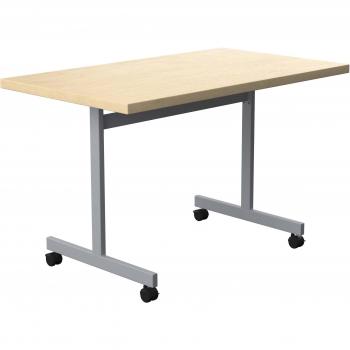 One Eighty Elite Tilting Platform 1200x700, Maple Top, Silver Legs