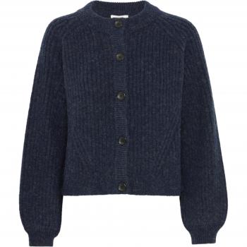 B.young Damen-Strickjacke Kurz Blau Nello