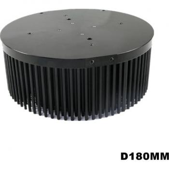 Disipador LED KsGrowl 100W aleta de pin, 180mm