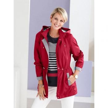 Sportliche Freizeitjacke, rot, Größe 46