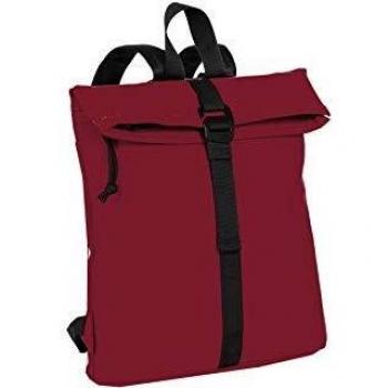 New Rebels Mart Roll-Top Rucksack klein burgunder