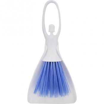 Small Pet Cleaning Brush and Dustpan Combo