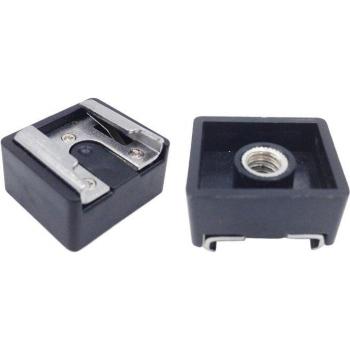 Trépied lumière Studio : Adaptateur flash 2 pièces, filetage 1/4 pour chaussures chaudes