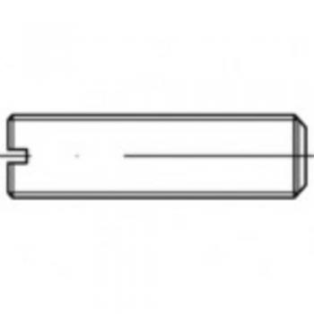 TOOLCRAFT Gewindestift M4 4 mm 200er Pack