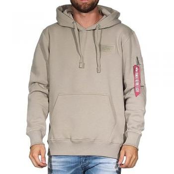 Alpha Industries Hoodie mit Label-Patch, Größe M