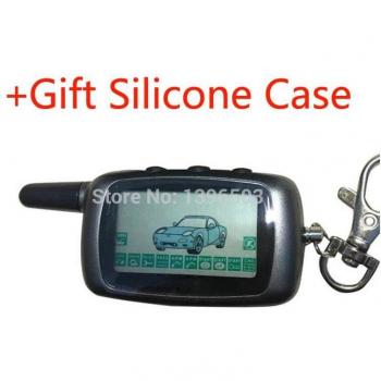 A9 KGB FX-5 Dual‑Way Car Alarm Keychain – LCD Display & Silikon Key Faller