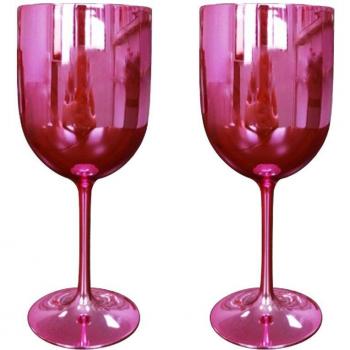 2pcs Plastic Champagne Coupes