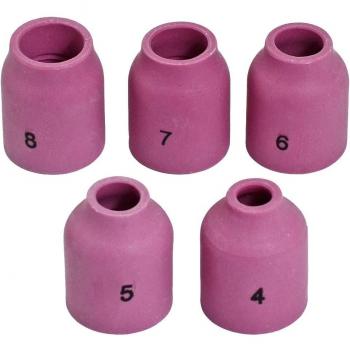 Set de Boquillas de Alúmina para Soplete TIG, 53N58 a 53N61