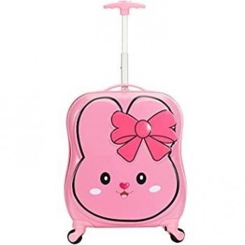 Valise Snowball Lapin rose 48 cm