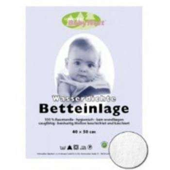 COTTON Betteinlage 40x50 cm wasserdicht in weiß