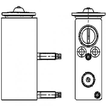 Válvula de expansión BEHR HELLA SERVICE 8UW 351 234-461
