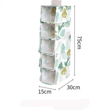 Sacs de rangement suspendus en coton et lin