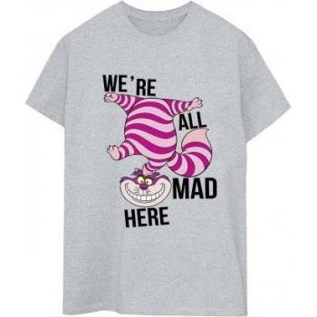 Alice im Wunderland Damen Baumwoll-Boyfriend-Shirt