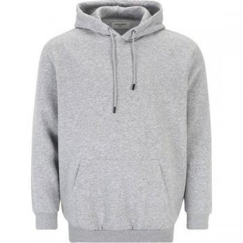 Felpa Bradley 7XL Jack & Jones Cappuccio Grigio Melange