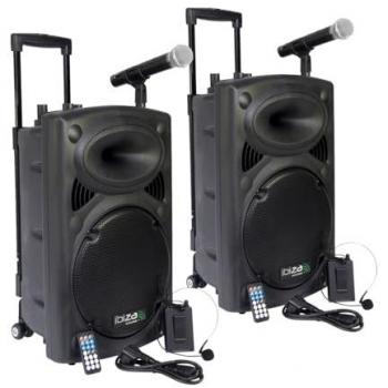 Karaoké 1400W Ampli Bluetooth à Pieds