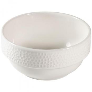 Churchill Isla Stackable White Porcelain Consomme Bowls 12.5oz (Pack of 6)