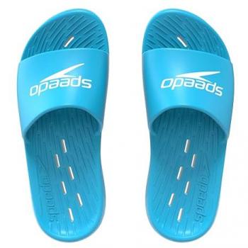 Ciabatte Speedo Slide blu e bianco per bambini