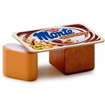 Erzi Holzkauflade 7 × 4,5 × 2,9 cm – Zott Monte Crunchy