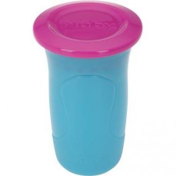 Nûby 360° Trinklernbecher für Kinder, pink