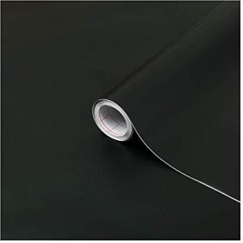 DC Fix Matte Black 2m x 67.5cm Self-Adhesive Plastic Film