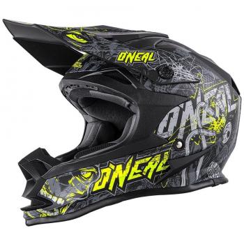Casco Oneal 7Series Evo Menace 2018 Gris-Hi Viz