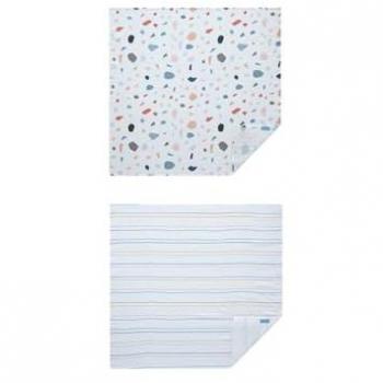 Musselin Babydecken 75x75 cm Terazzo