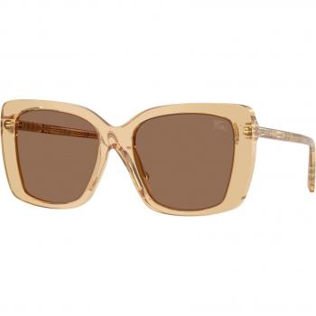 Burberry Frauenmodell BE4456 416773 – Sonnenbrille aus Acetat, quadratisch, neutraler Farbmix beige & braun