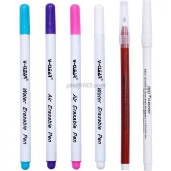 6pcs Easy Wipe Off Fabric Marker