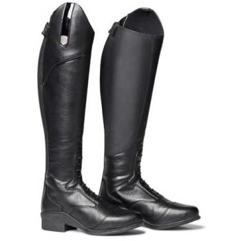 Black Vegan Leather Women’s Riding Boots