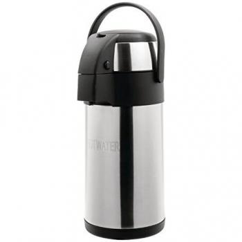 Olympia 3‑Liter Thermo‑Pumpensystem – Edelstahl, schwingender Tragegriff