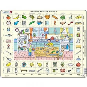 Larsen Puzzle: Cucina per Imparare l'Inglese (70 pezzi)