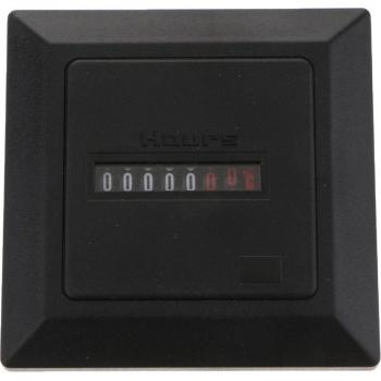 Medidor de Tiempo LCD Cuadrado 0‑99999,9 Voltios AC 220‑240